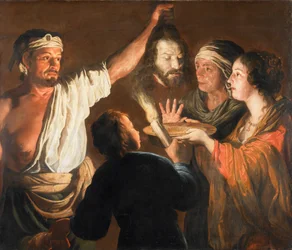Der Henker mit dem Kopf von Johannes dem Täufer